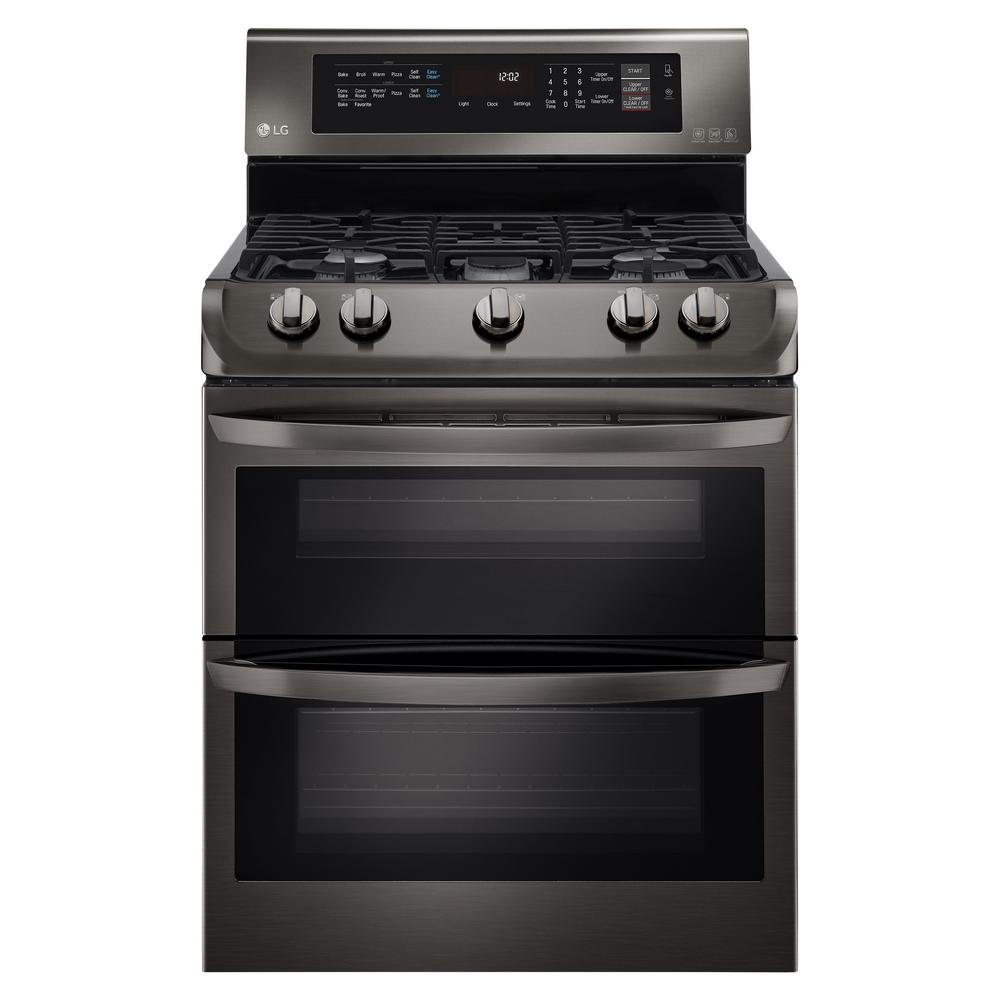 LG Electronics 6.9 cu. ft. Double Oven Gas Range with ProBake