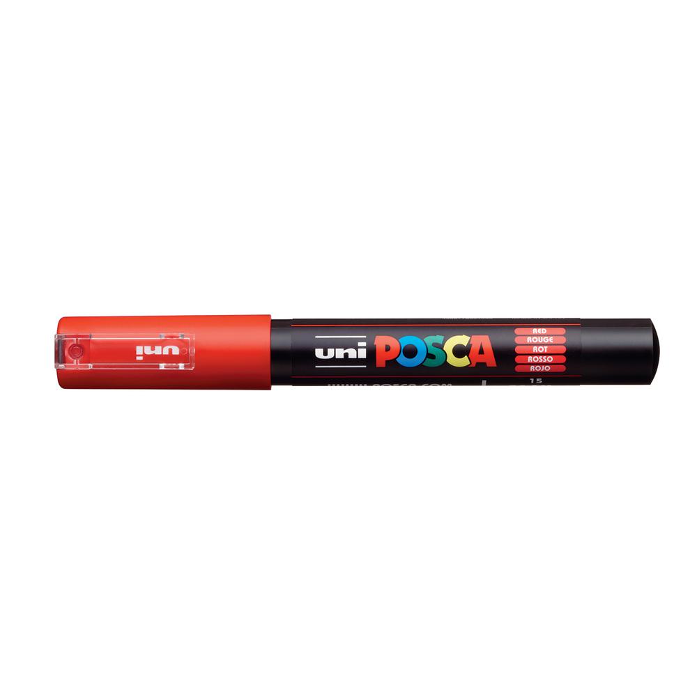 POSCA PC-1M Extra Fine Red Paint Marker-076839 - The Home Depot