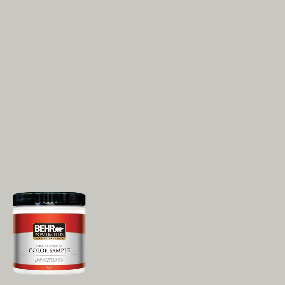 Behr Premium Plus 8 Oz N360 2 Silver Marlin Flat Interior Exterior N360 2 Silver Marlin Flat Interior Exterior
