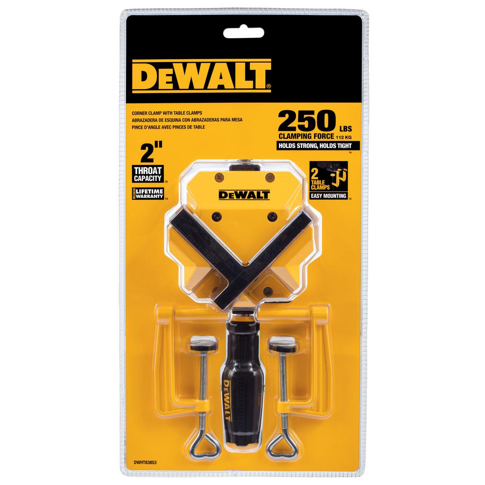 DEWALT 90Degree Angle Clamp 2 in. Jaw Opening 250 lbs. Clamping Force
