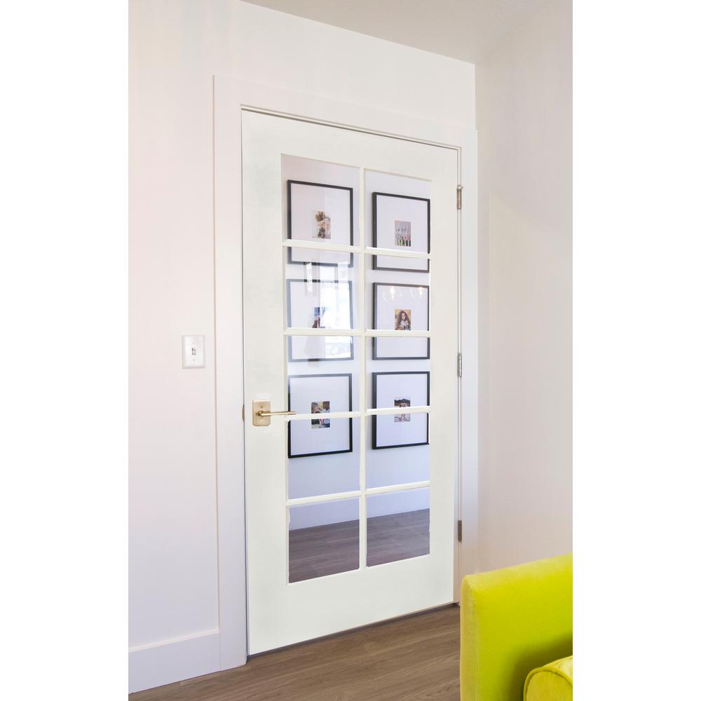 Krosswood Doors 72 In X 80 In Craftsman Shaker 10 Lite Both Active Mdf Solid Hybrid Core Double Prehung Interior Door Phid Sh 420 60 68 138 Aa The Home Depot