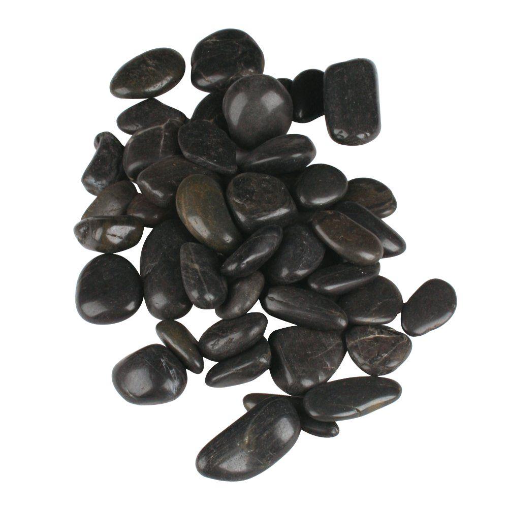 Niu 40 Lb 3 Cm To 5 Cm Decorative Black River Stone 606431086035