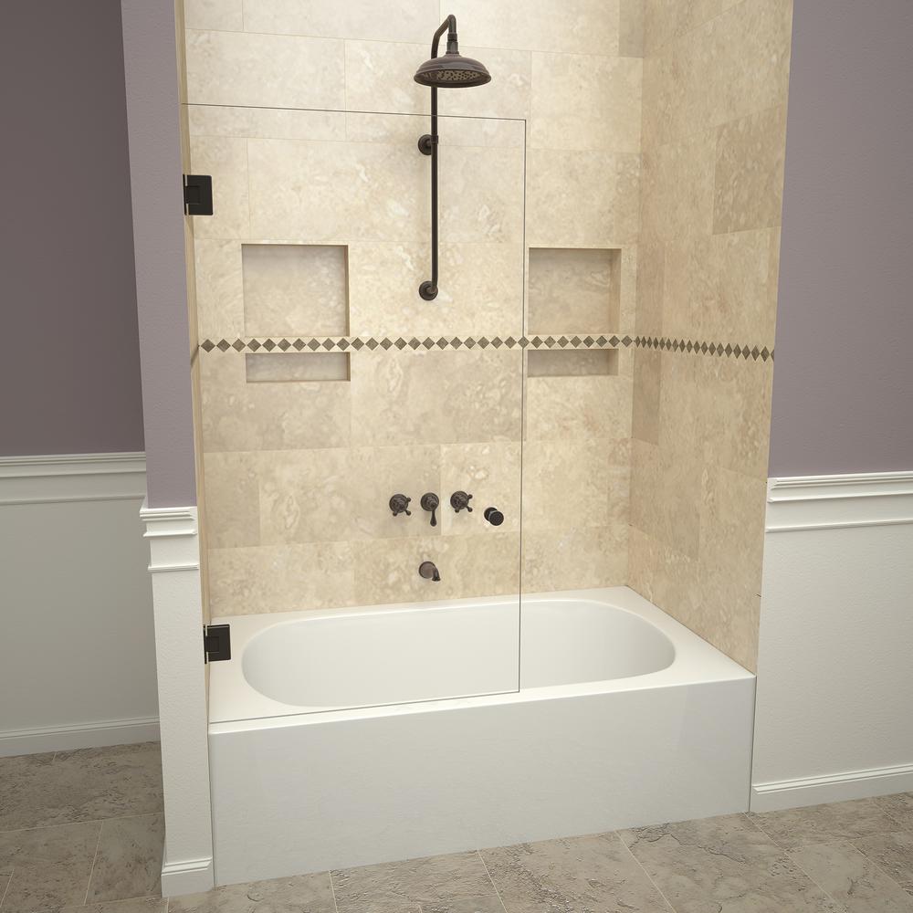 Redi Screen 2000v Series 78 In W X 60 H Frameless Pivot Tub Redi Screen 2000v Series 78 In W X 60