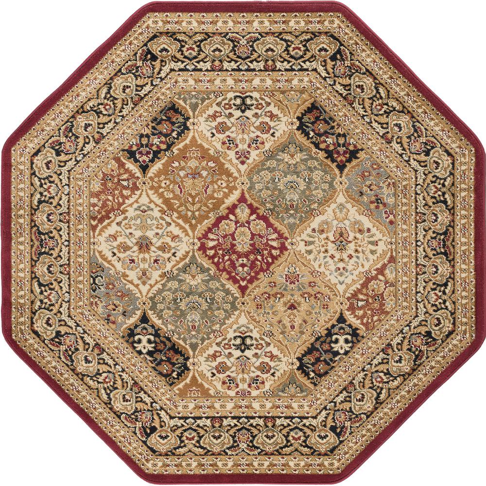 Octagon Area Rugs The Home Depot Octagon Traditional Area Rug