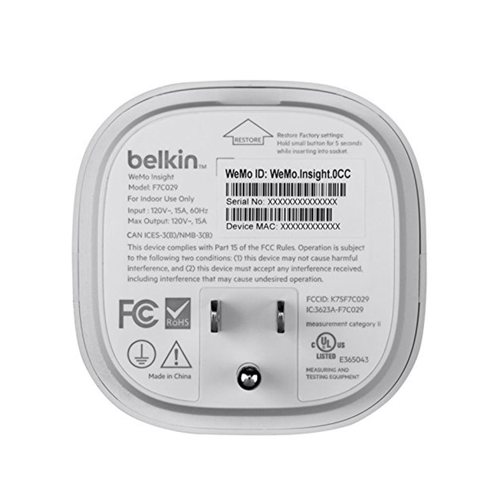 Belkin Wireless Wemo Insight Switch