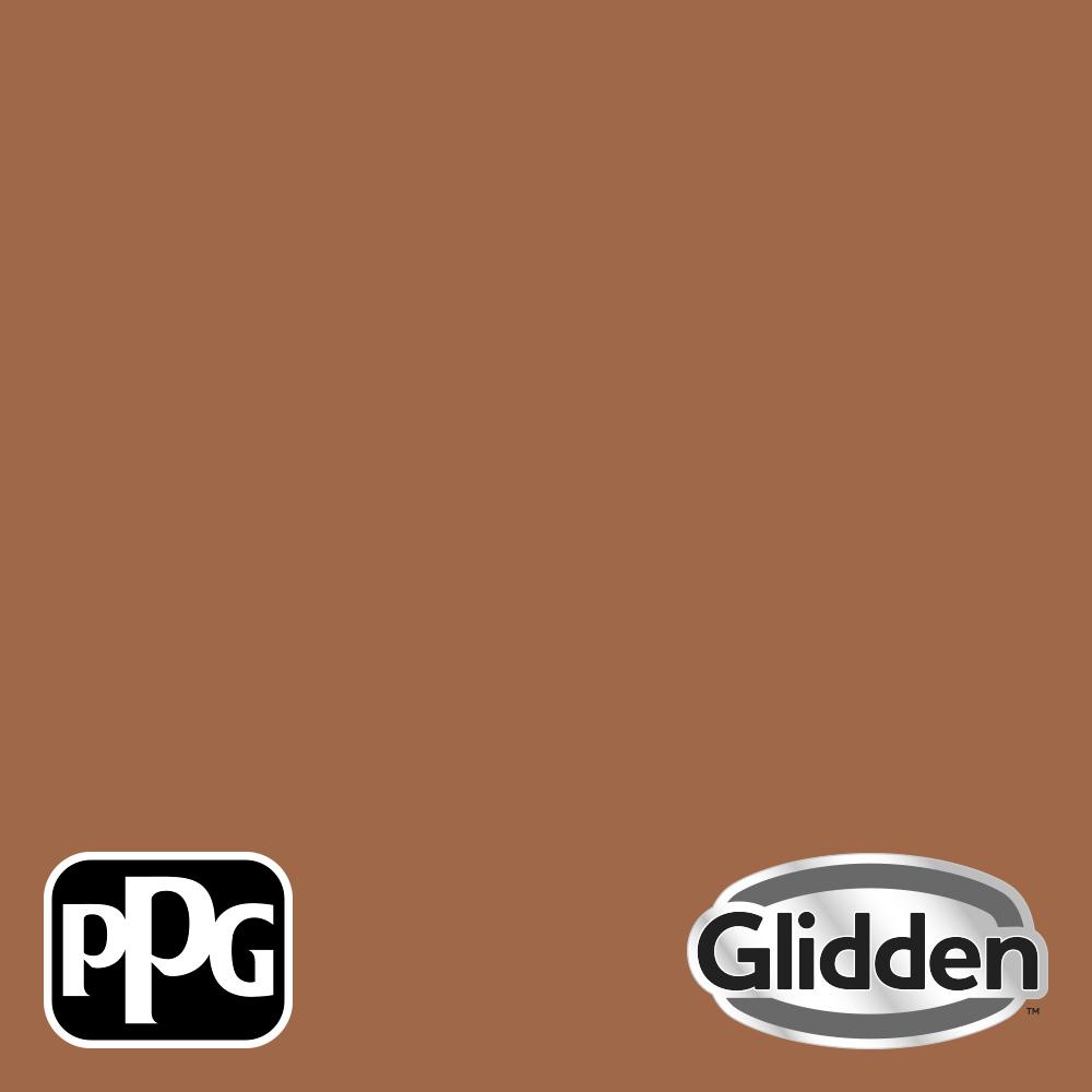 Glidden Premium 8 Oz Ppg1069 6 Foxfire Brown Semi Gloss Interior Paint Sample