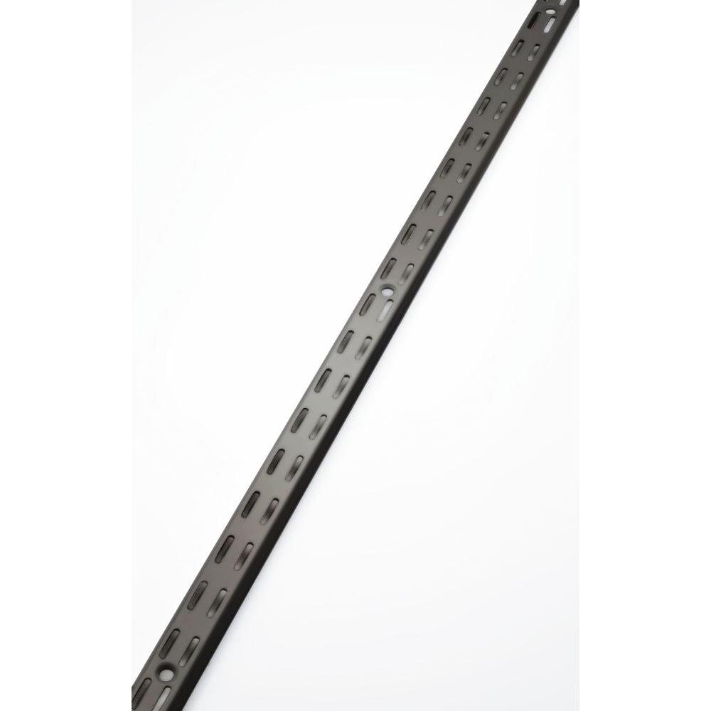 Rubbermaid 471/2 in. Black Twin Track UprightFG4B8800BLA The Home Depot