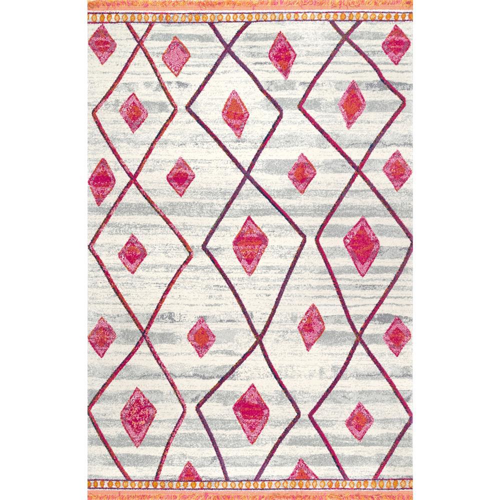 Nuloom Melissa Moraccoa Trellis Pink 5 Ft X 7 In Area Rug Melissa Moraccoa Trellis Pink 5 Ft X 7 In Area Rug