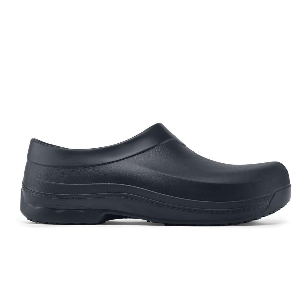 cheap black slip resistant shoes