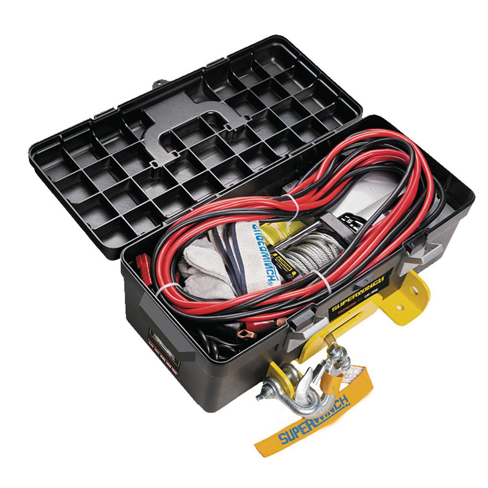 Superwinch Winch 2 Go 4000, Portable 4,000 lb. 12-Volt Winch System with Wire... by Superwh
