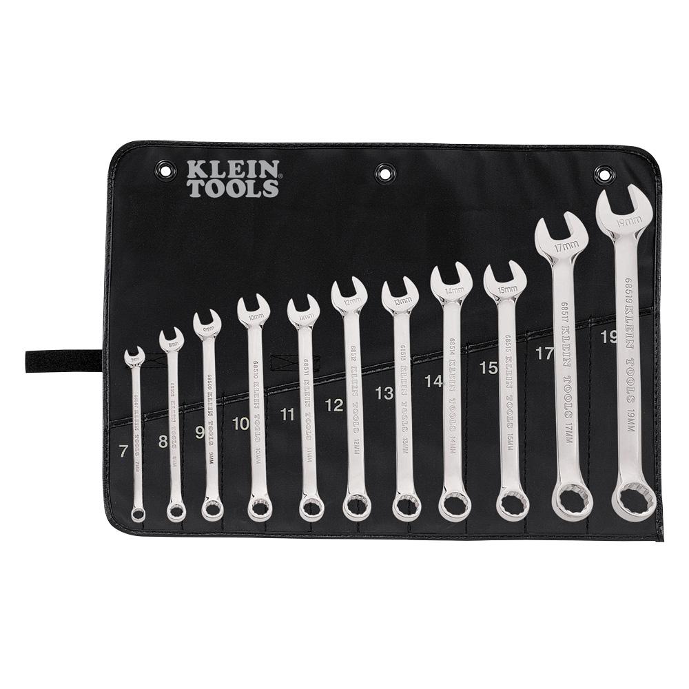 Klein Tools 11Piece Metric Combination Wrench Set68502 The Home Depot