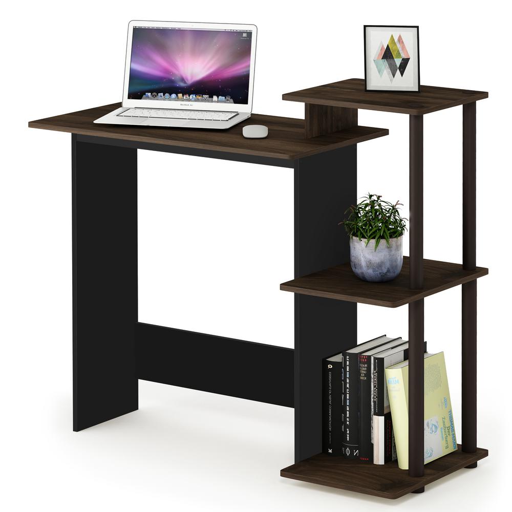 Efficient Home Columbia Walnut Brown Computer Desk
