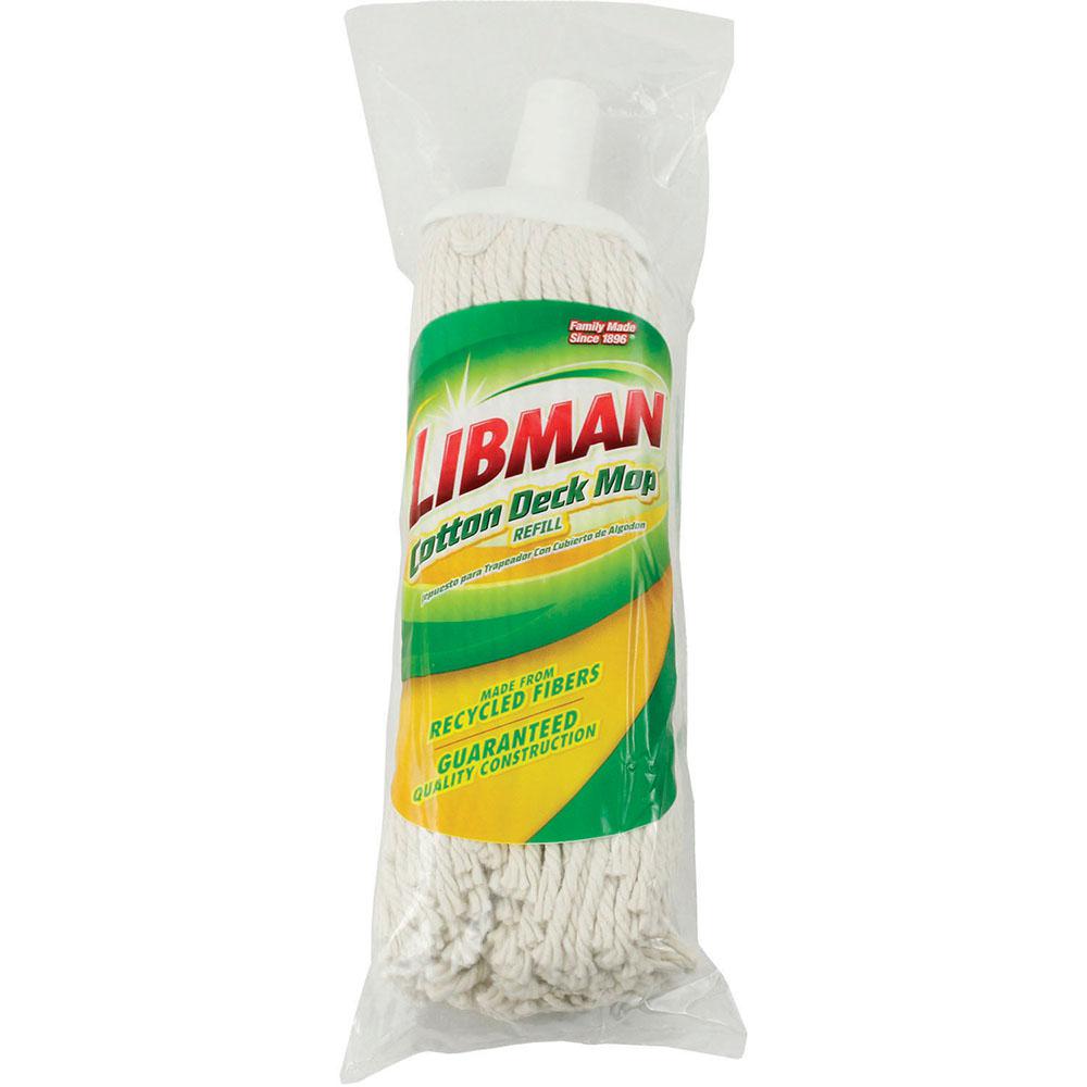 Libman Cotton Deck Mop Refill90 The Home Depot