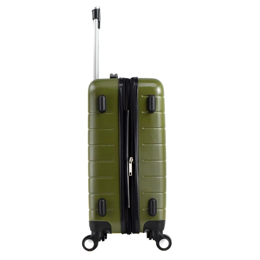 wrangler hardside spinner luggage set with usb port