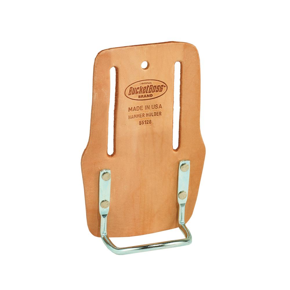 Bucket Boss Saddle Leather Hammer Holder55128 The Home Depot
