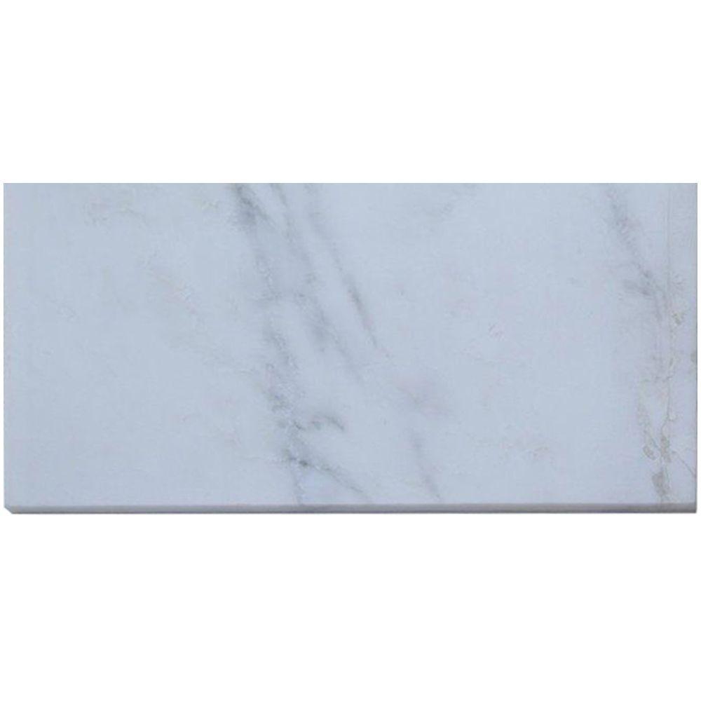Exterior Wall 6x12 Marble Tile Natural Stone The Home Depot Oriental 6 In X 12 8 Mm Marble Mosaic Floor And Wall