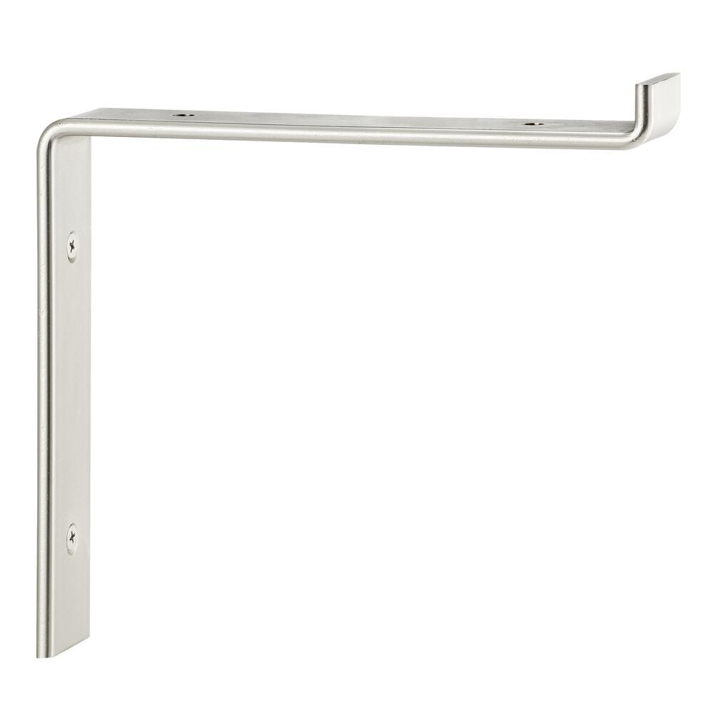 Home Decorators Collection 10 in. Satin Nickel Steel Shelf Bracket