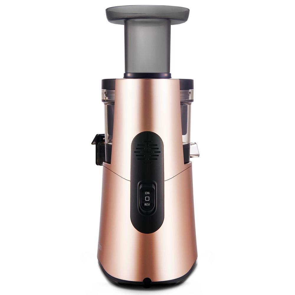 https://images.homedepot-static.com/productImages/57d19f00-b6a6-40d9-9f8f-126d4ebdb0d3/svn/rose-gold-hurom-juicers-h-aa-lbb17-4f_600.jpg