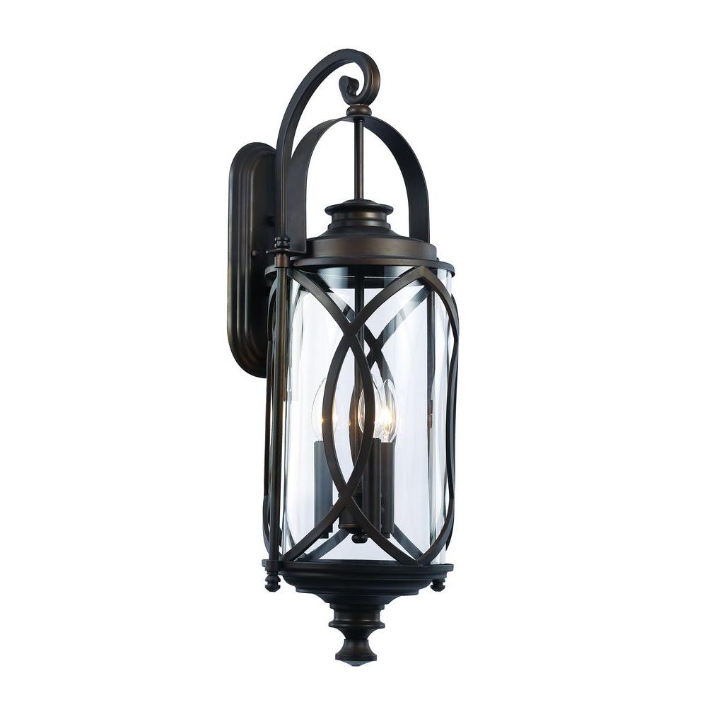 Bel Air Lighting 3 Light Rubbed Oil Bronze Outdoor Crossover Wall Bel Air Lighting 3 Light Rubbed Oil Bronze Outdoor Crossover Wall Lantern