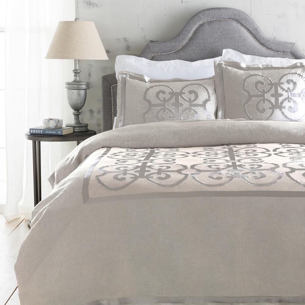 Artistic Weavers Avaline 2 Piece Light Gray Duvet Cover Set