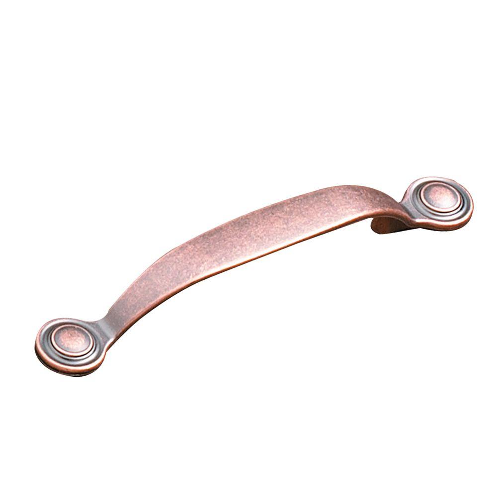 Richelieu Hardware Traditional 3 3 4 In Antique Copper Pull   Richelieu Hardware Drawer Pulls Bp288996193 64 1000 