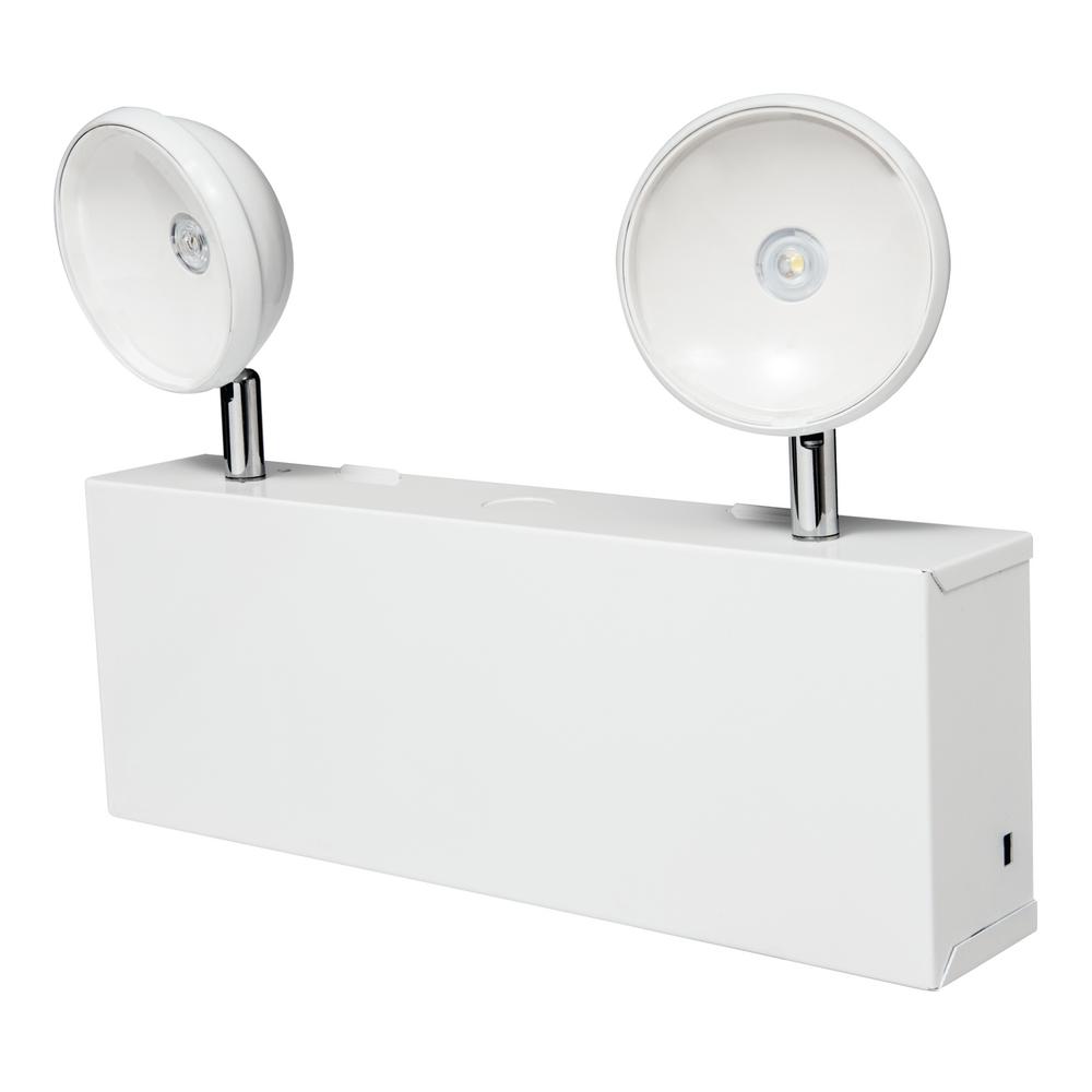 Sure Lites Xr Series 1 7 Watt 2 Head White Integrated Led Emergency Light Sure Lites Xr Series 1 7 Watt 2 Head White Integrated Led Emergency Light