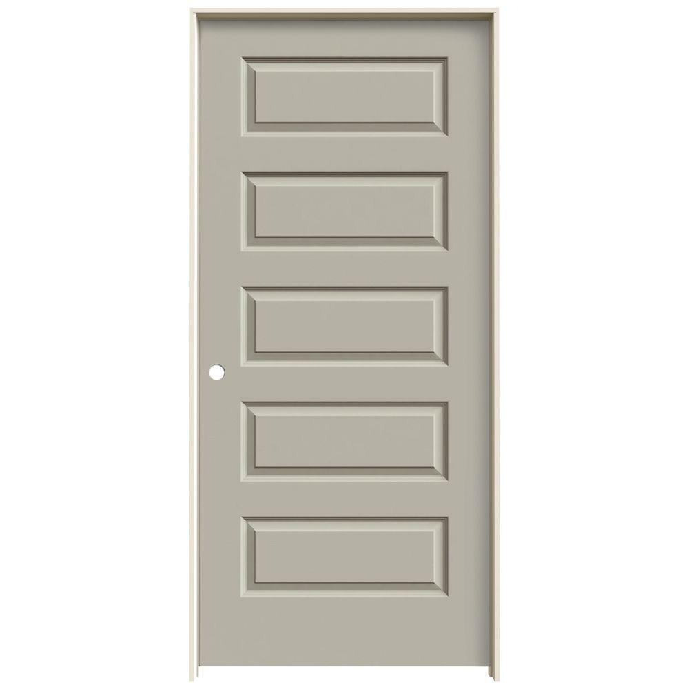 Jeld Wen 36 In X 80 In Colonist Desert Sand Painted Right Hand