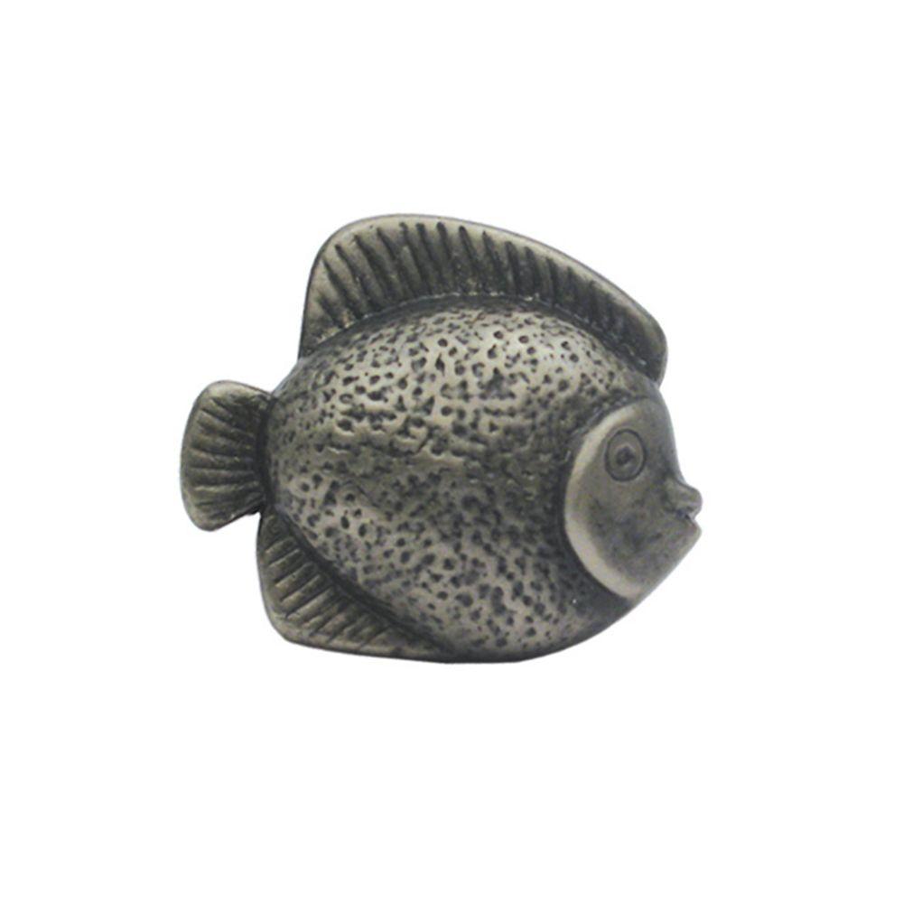 Whitehaus Collection 1 5 8 In Pewter Fish Shaped Cabinet Hardware