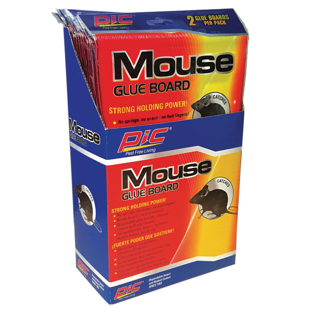 PIC Mouse Professional Glue Board (2Pack/Case) (Total Number of Boards 48)GMT2FH The