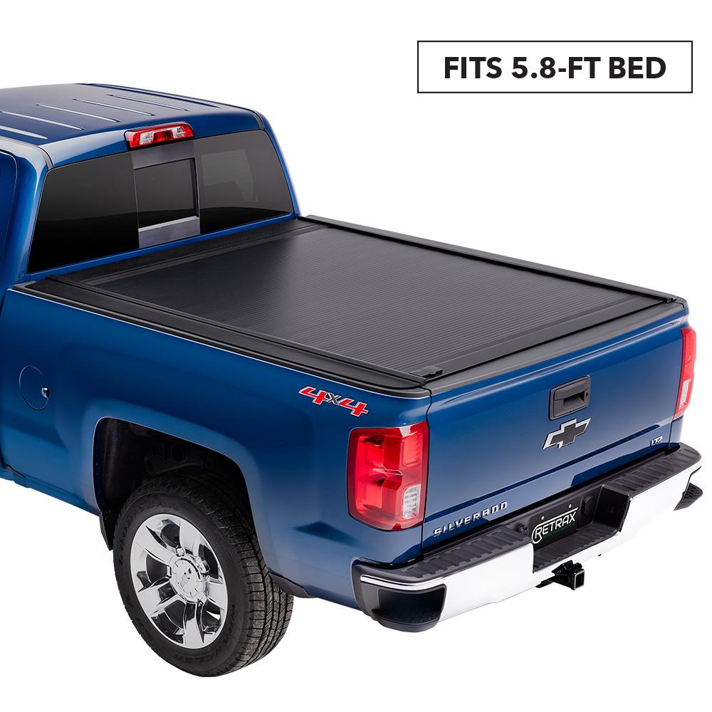 Retrax One Mx Tonneau Cover 04 06 07 Classic Chevy Silverado Gmc Sierra 5 9 Bed W Out Stake Pockets Standard Rail 60401 The Home Depot