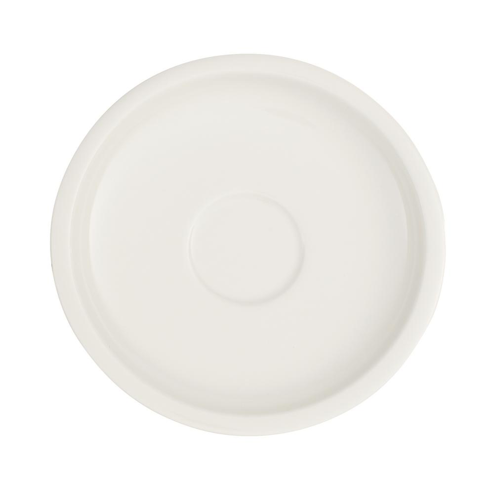 Artesano 4-3/4 in. Espresso Cup Saucer, White