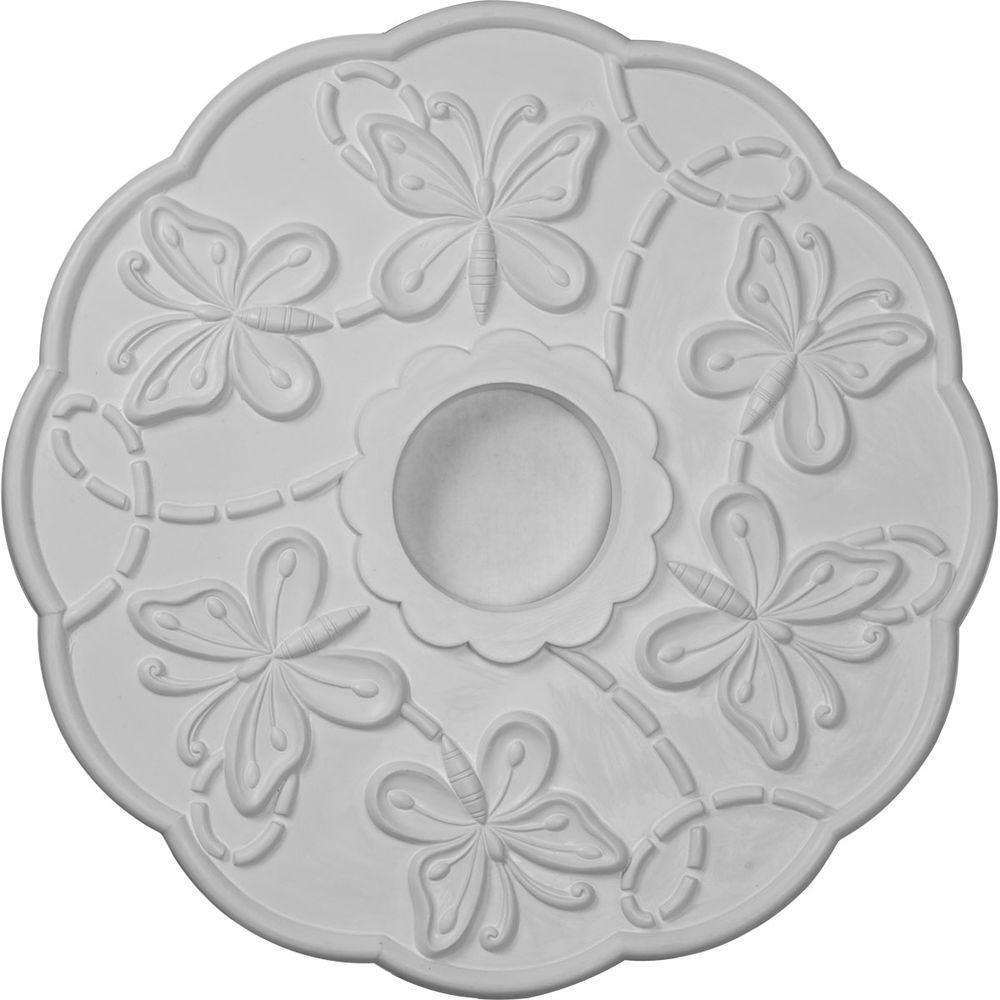 Ekena Millwork 177/8 in. Terrones Butterfly Ceiling MedallionCM17TS