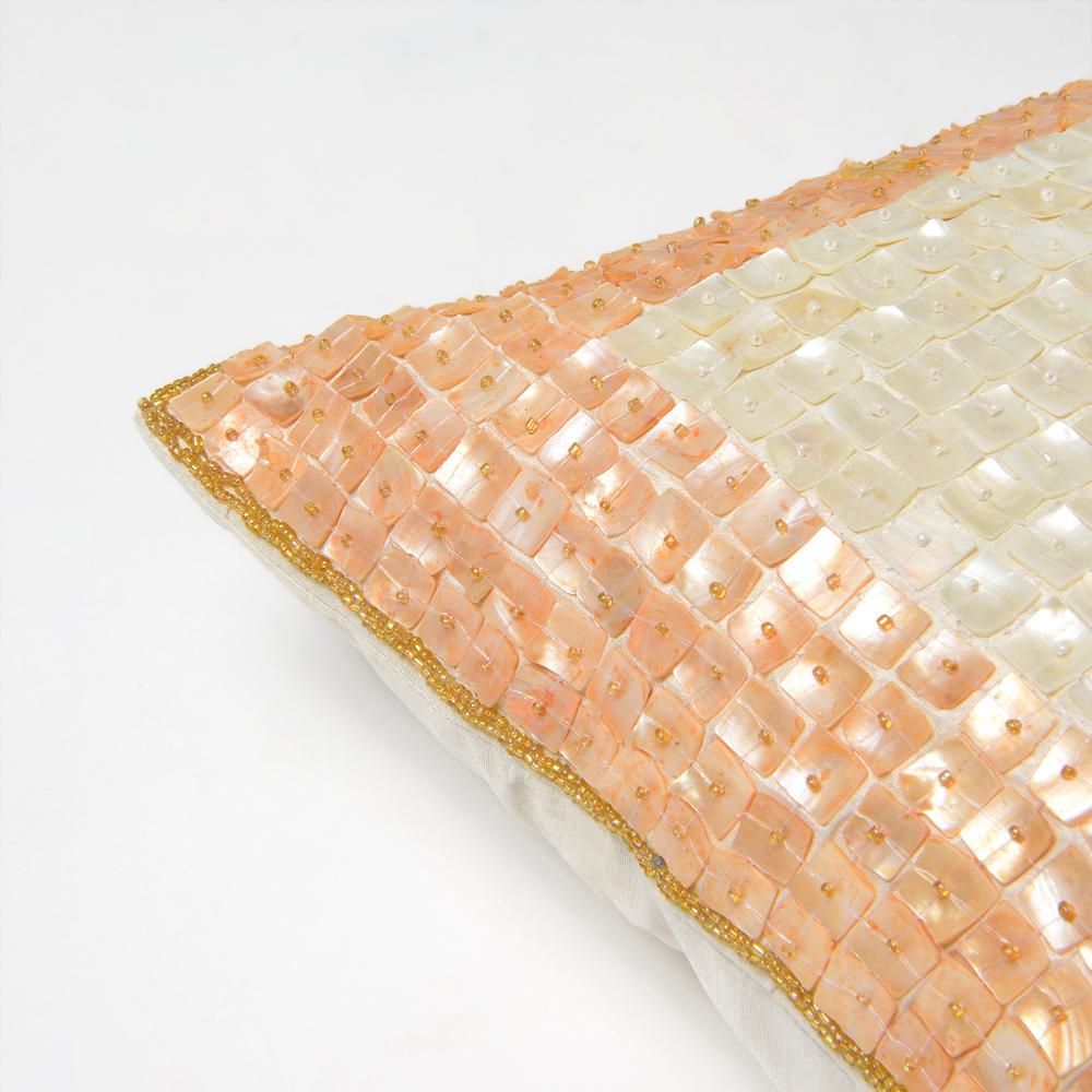 Best Home Fashion Bordered Mother Of Pearl Gold Geometric
