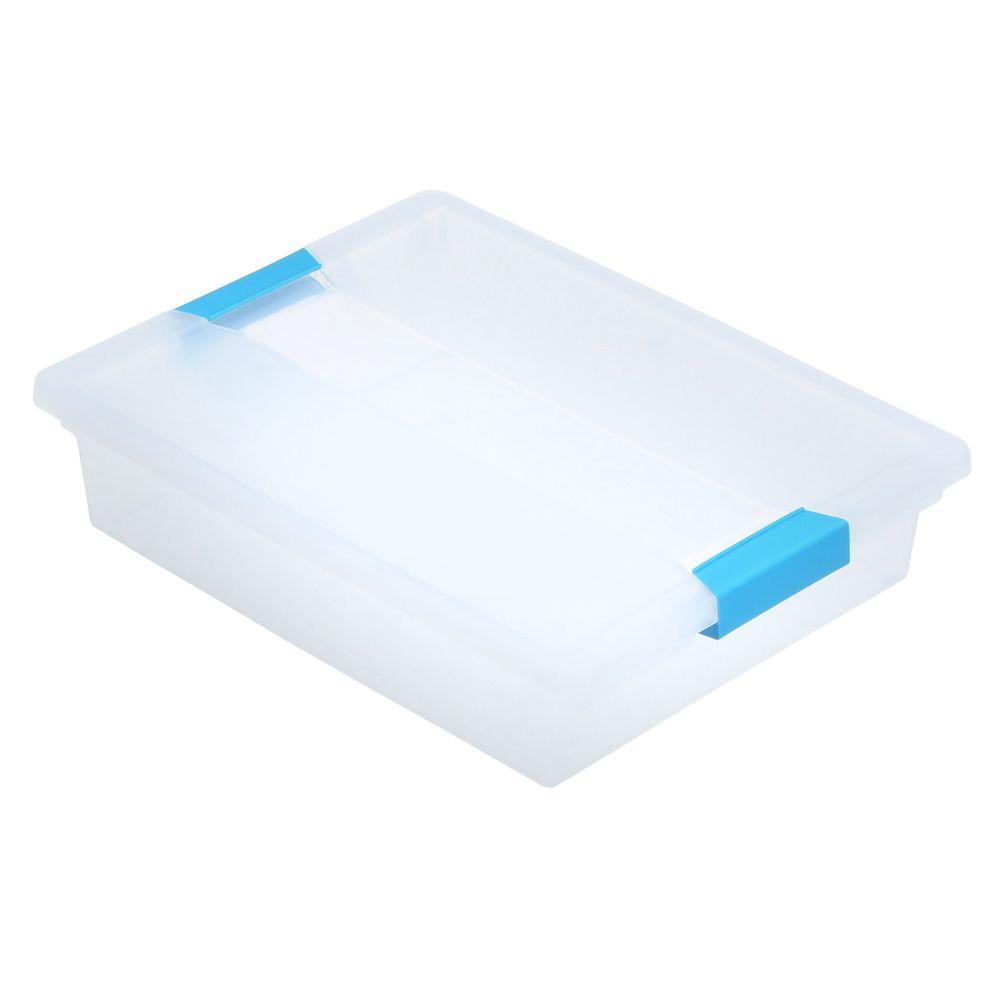 Storage Containers Organization The Home Depot 5 Qt Large Clip Box