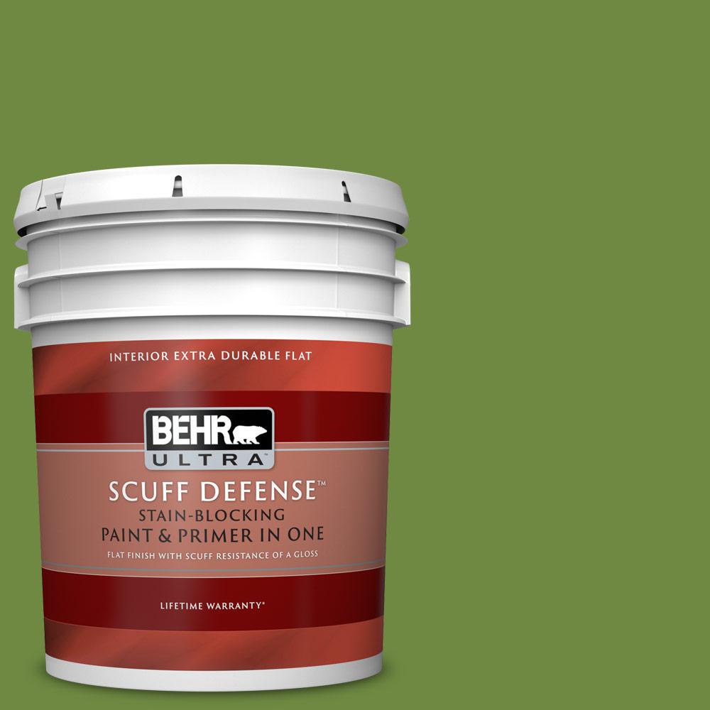 BEHR ULTRA 5 gal. MQ444 Green Dynasty Extra Durable Flat Interior