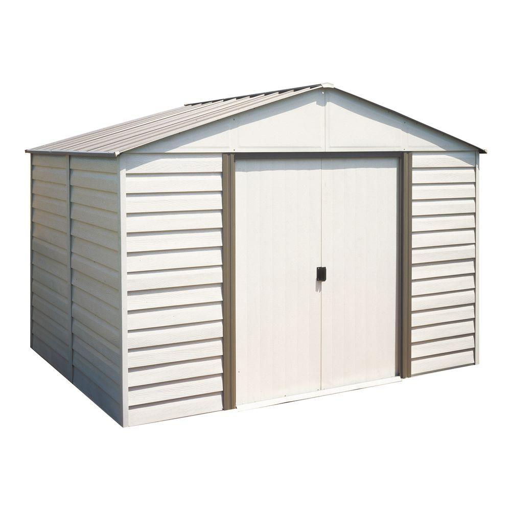 Arrow Dakota 10 ft. x 14 ft. Steel Shed-DK1014 - The Home Depot