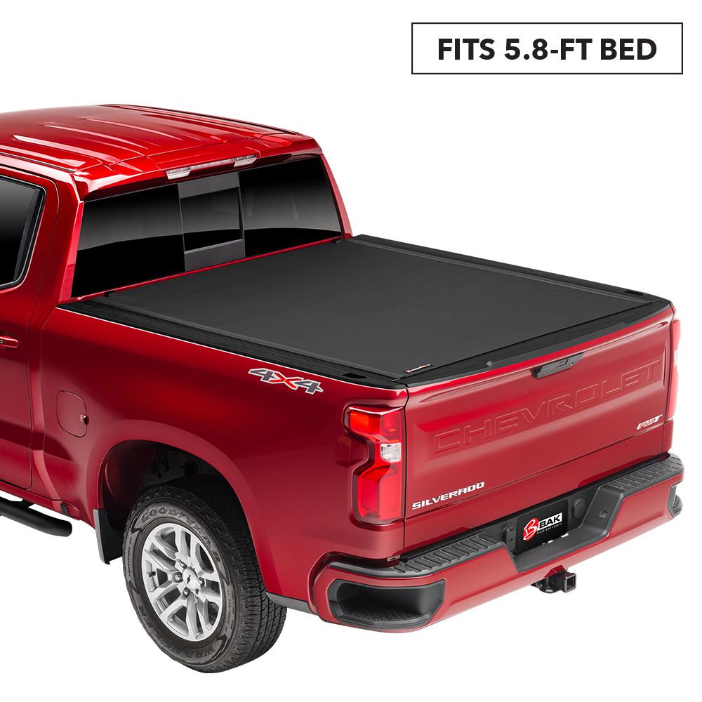 Bak Industries Revolver X4 Tonneau Cover For 14 18 19 Leg Lim Silv Sierra 5 Ft 9 In Bed 79120 The Home Depot