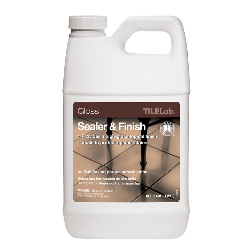 Custom Building Products Tilelab 1 2 Gal Gloss Sealer And Finish Custom Building Products Tilelab 1 2 Gal Gloss Sealer And Finish Tlglsshg The Home Depot