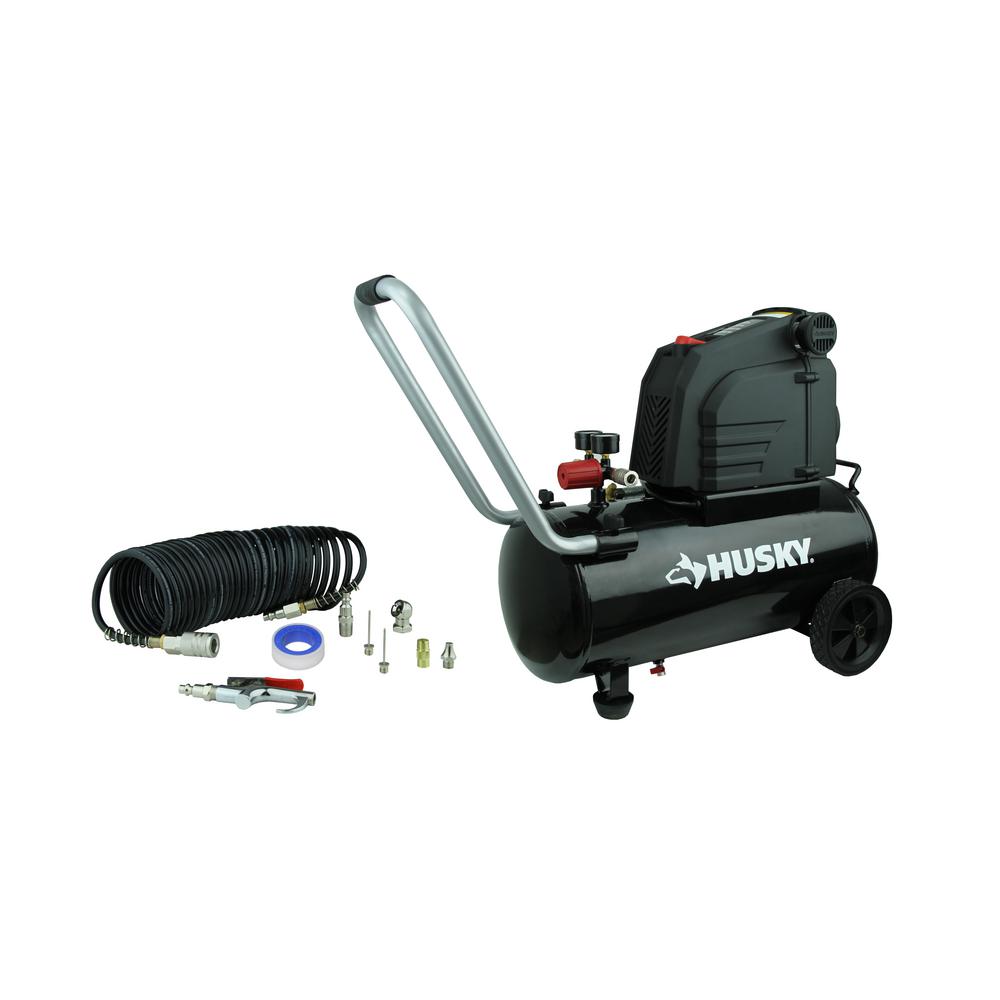 Husky 8 Gal. Portable Oil Free Electric Air Compressor