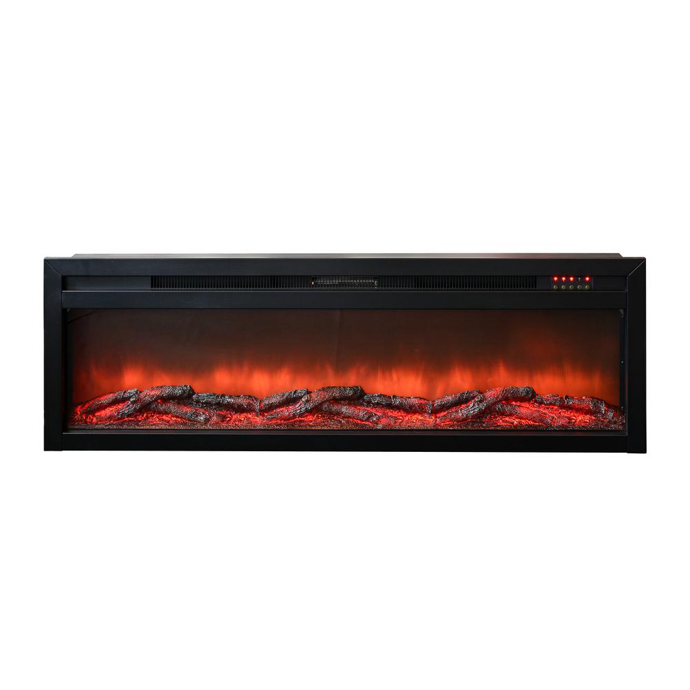Bruiser 63 In W 5000 Btu Electric Fireplace Insert Fpl10l The