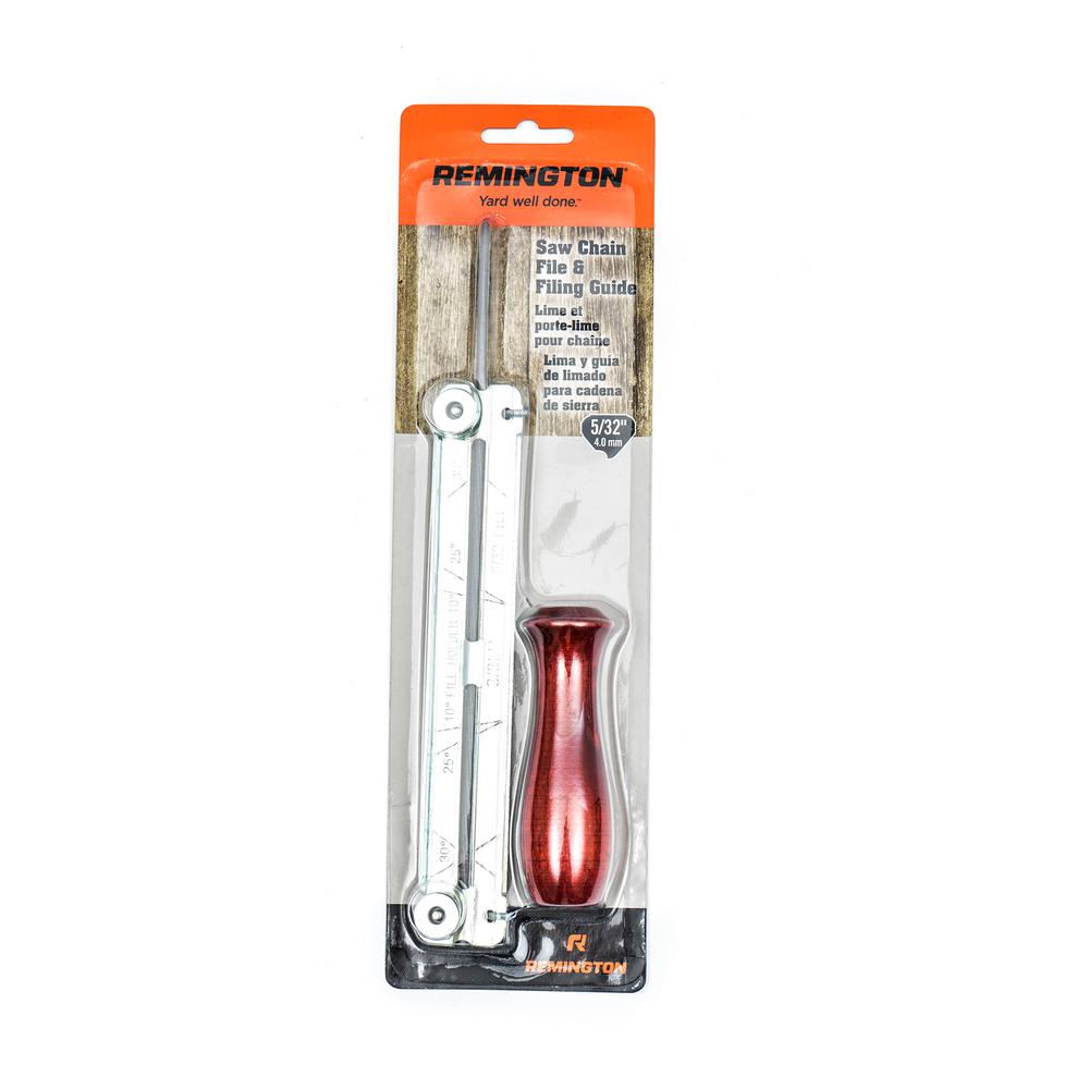Remington 5/32 in. Saw Chain File and Filing Guide490700R085 The