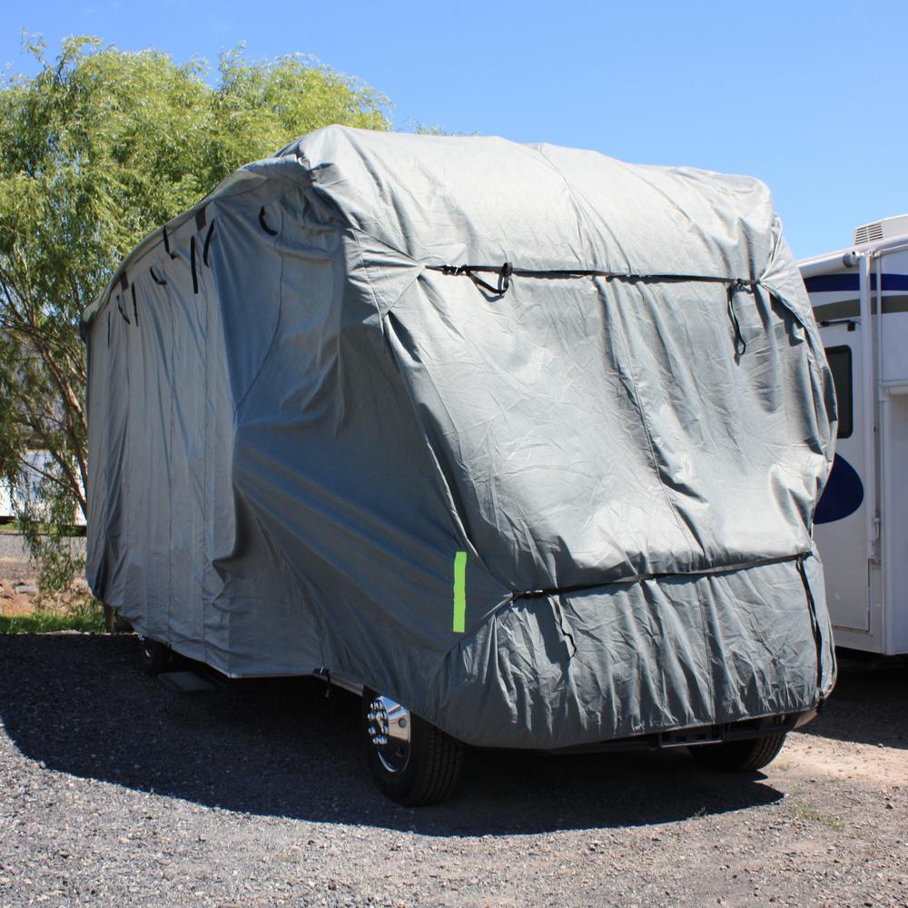 Budge Premier Class C RV Cover Fits Class C RVs up to 21 Long Gray, Polyproplyene