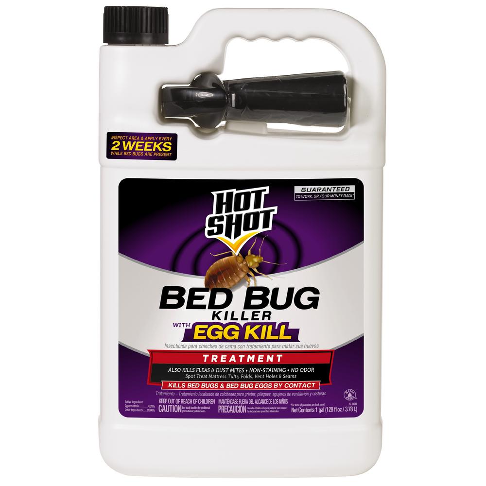 Hot Shot Bed Bug Killer 1 Gal Ready To Use Treatment With Egg Kill