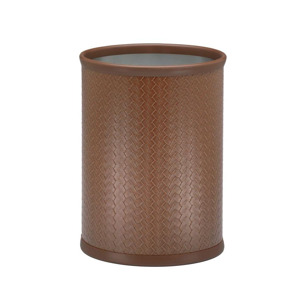 Kraftware San Remo Pinecone 13 Qt Oval Waste Basket 46174 The