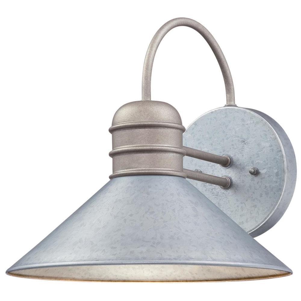 Westinghouse Watts Creek 1 Light Galvanized Steel Outdoor Wall Lantern Sconce Westinghouse Watts Creek 1 Light Galvanized Steel Outdoor Wall Lantern Sconce