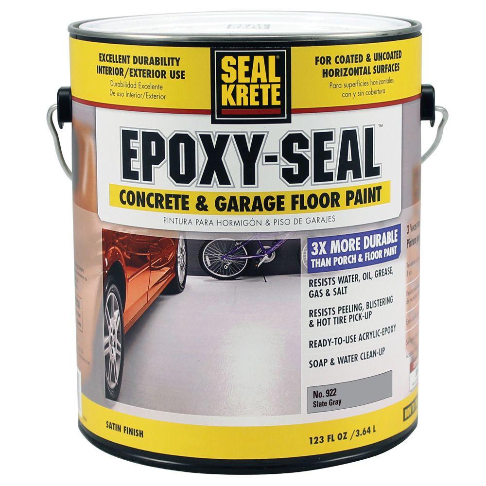 SealKrete Epoxy Seal Slate Gray 922 1 gal. Concrete and Garage Floor