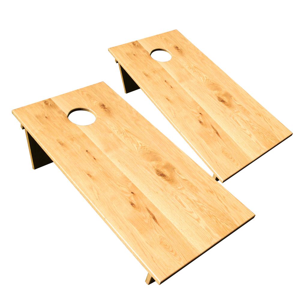 Gronomics 24 In X 48 12 White Oak Bean Bag Board Set And White Oak Bean Bag