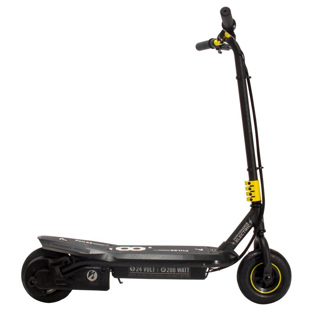 Sonic XL Electric Scooter Kids Toy Scooters Black Yellow Chain Driven