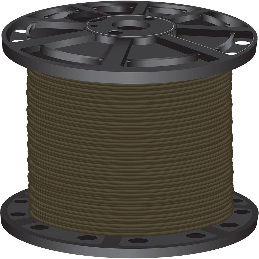 4 Wire Electrical The Home Depot 1 000 Ft 4 Brown Stranded Cu Simpull Thhn Wire