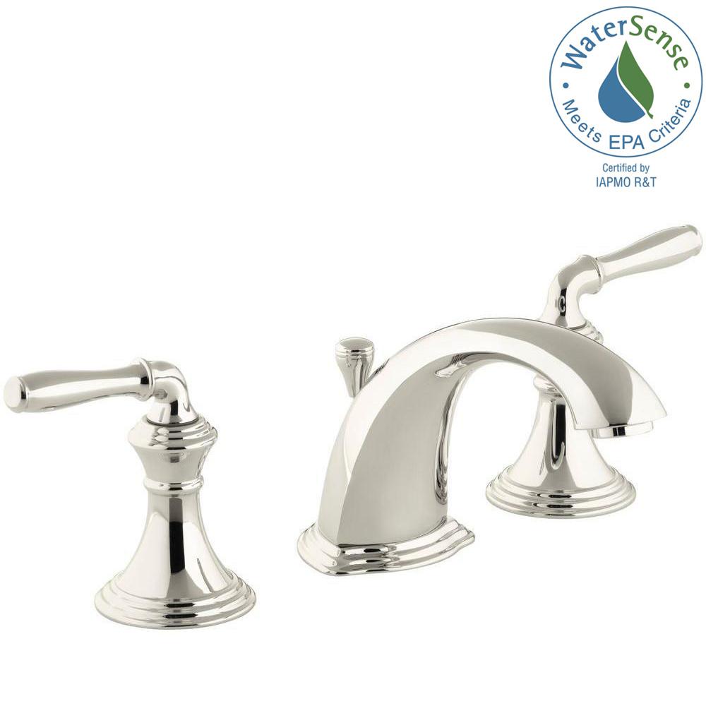 KOHLER Bancroft 8 in. Widespread 2Handle LowArc Bathroom Faucet in